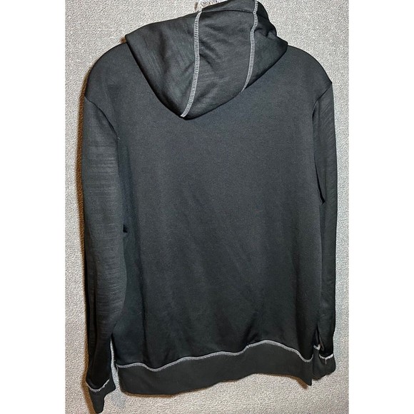 Star Wars Men's Pullover Hoodie Hooded Sweatshirt Black Silver Logo Size Small - Picture 4 of 6